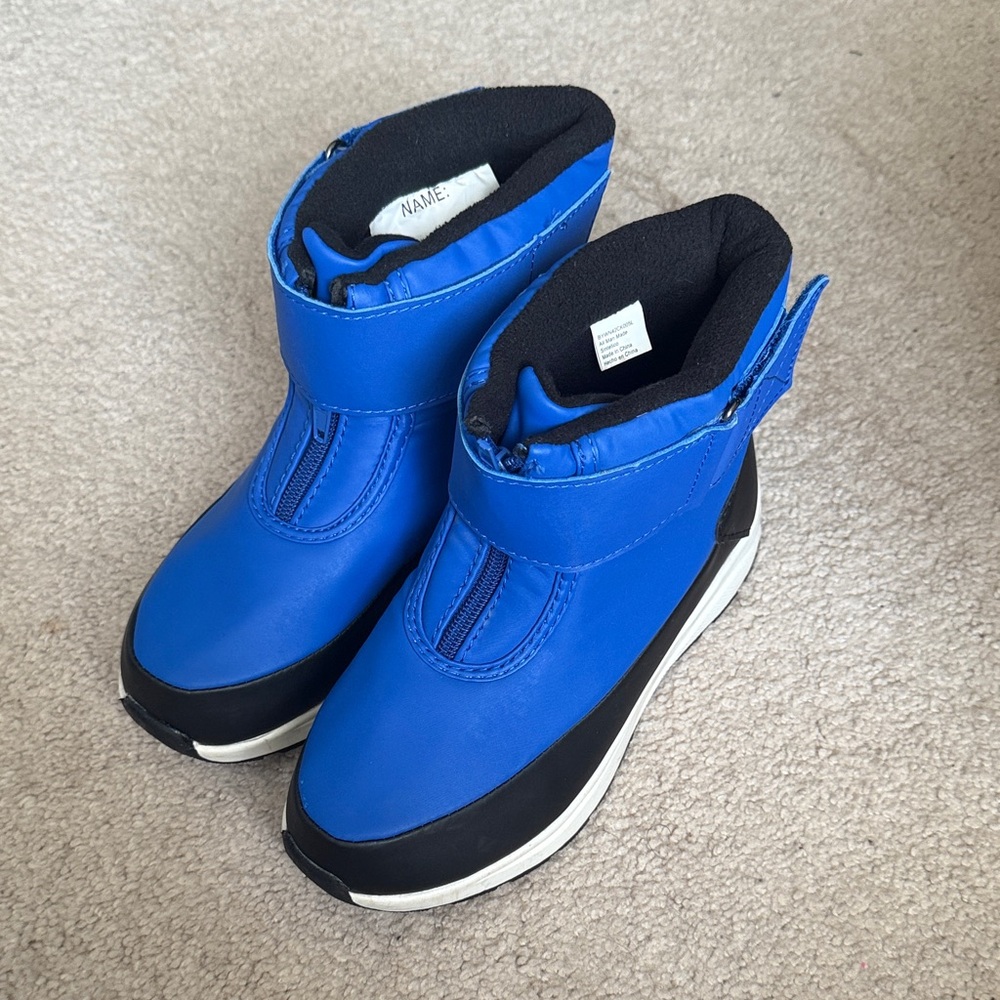Kids Blue Winter Boots
